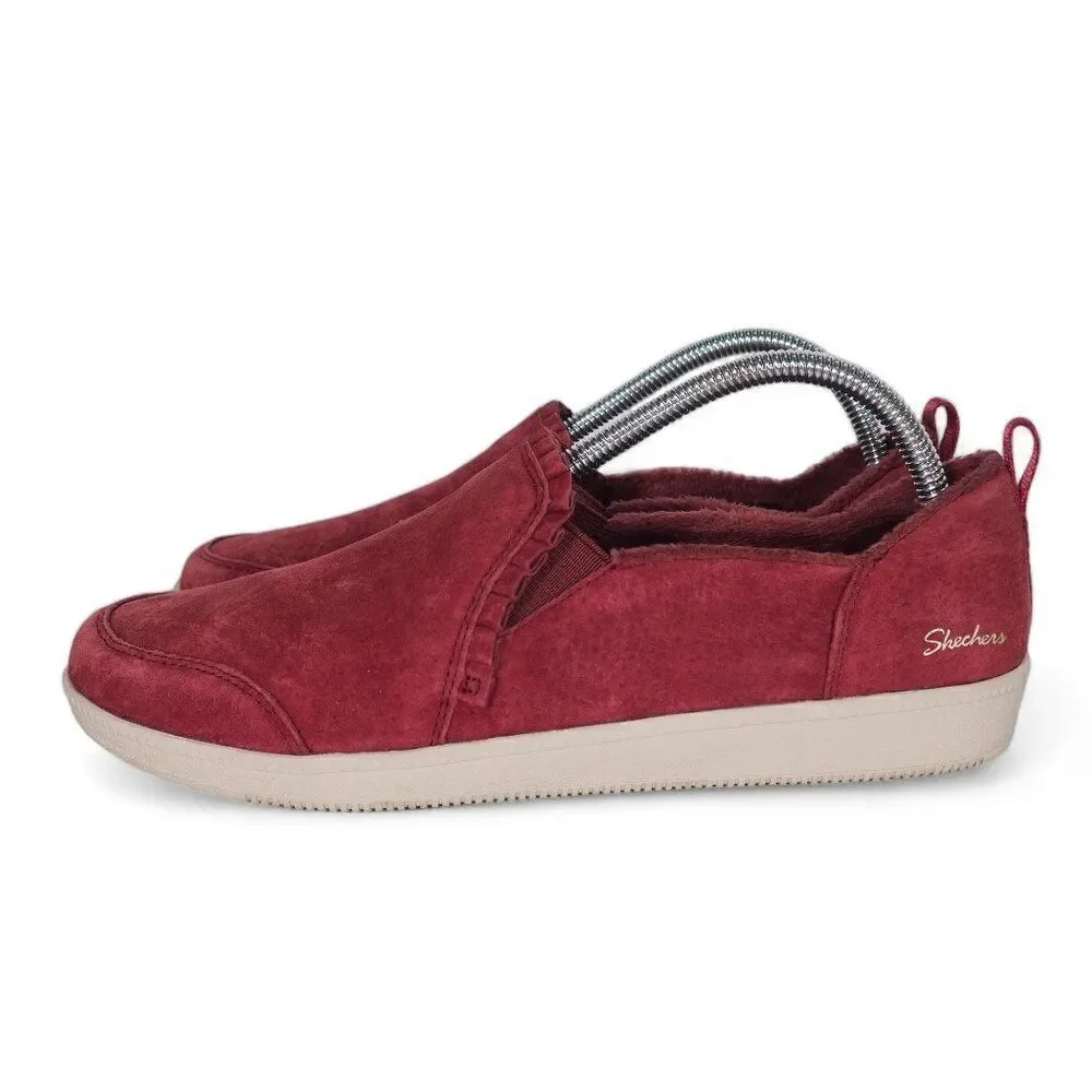 Skechers Active‎ Avenue Suede Slip-on Comfort Sneakers 27119 Women's 9.5